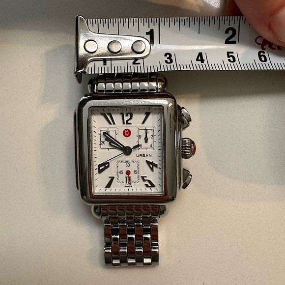 Michele Silver Deco Watch Without Diamonds - Picture 7 of 11